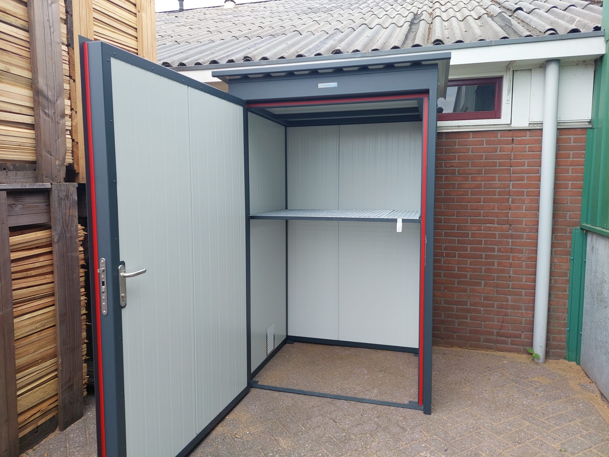 Brandwerende gasflesopslag propaan